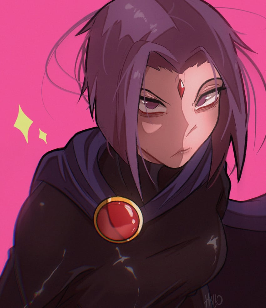 raven (dc comics and 1 more) drawn by hallojigsawpanda