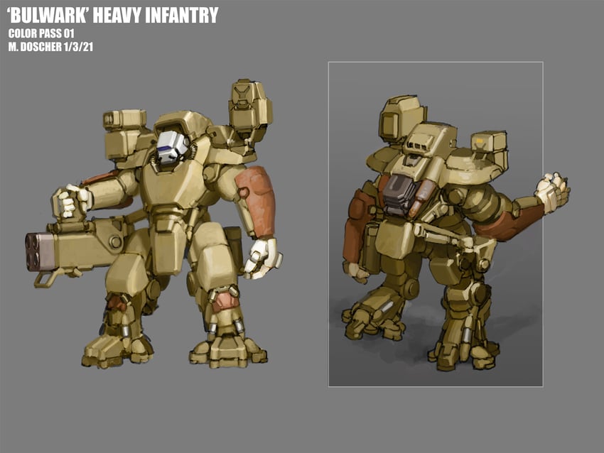 bulwark heavy infantry (original) drawn by mike_doscher