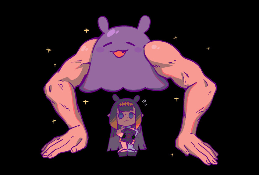 ninomae ina'nis, takodachi, and ao-chan (hololive and 1 more) drawn by crow_(aaaaaaa068345)