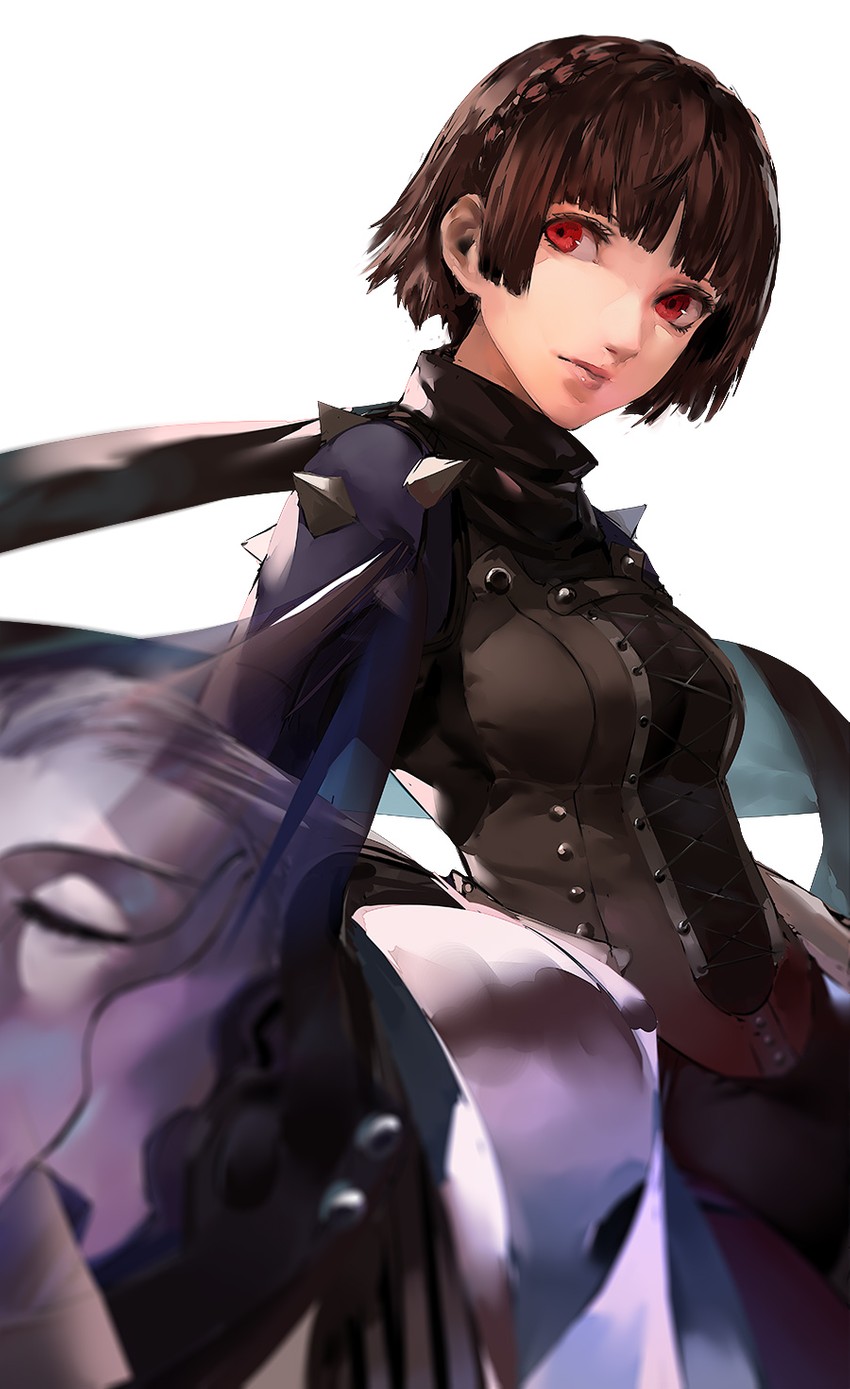 niijima makoto, queen, and joanna (persona and 1 more) drawn by blazpu