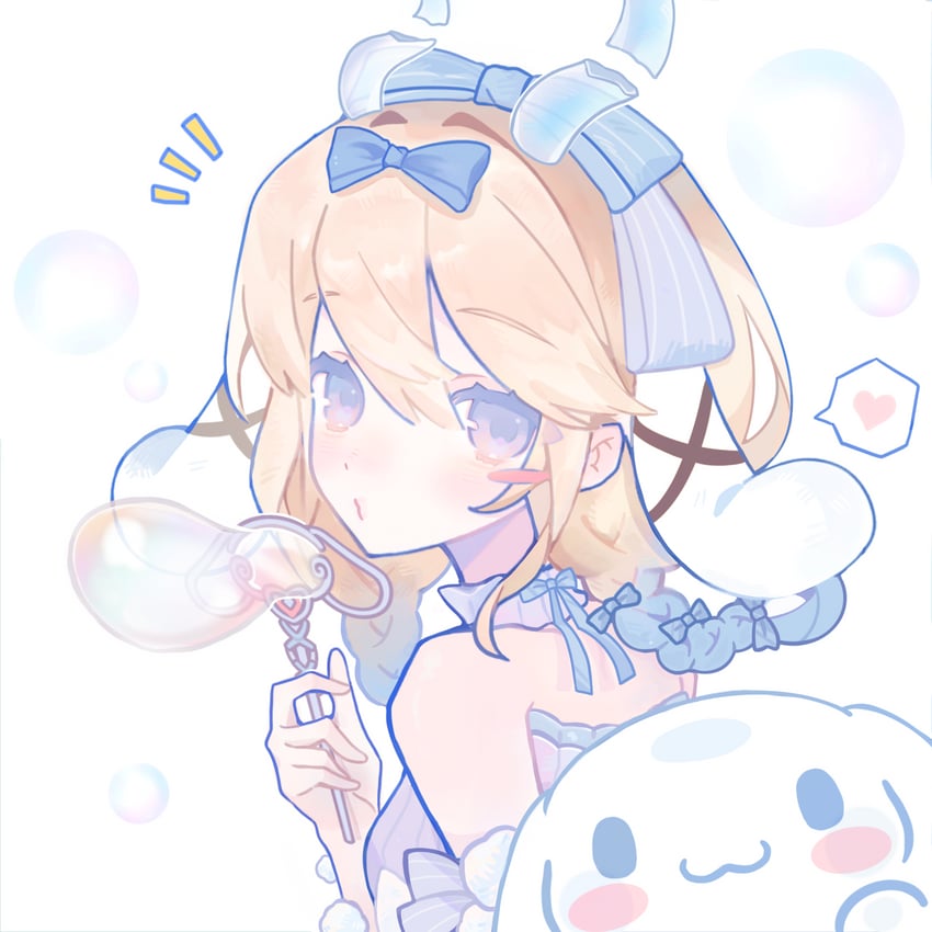 cinnamoroll and yao (sanrio and 2 more) drawn by fense_xiaogou_aihaozhe