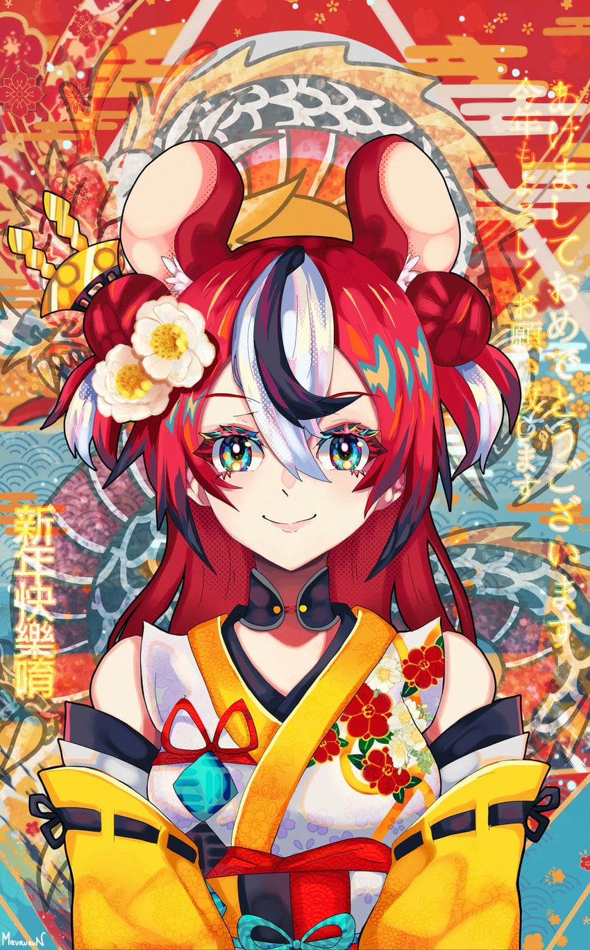 hakos baelz (hololive and 1 more) drawn by miku_(mikururun)
