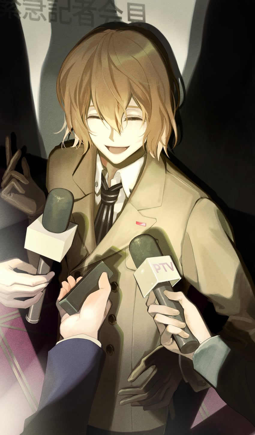 akechi gorou (persona and 1 more) drawn by gdenheart