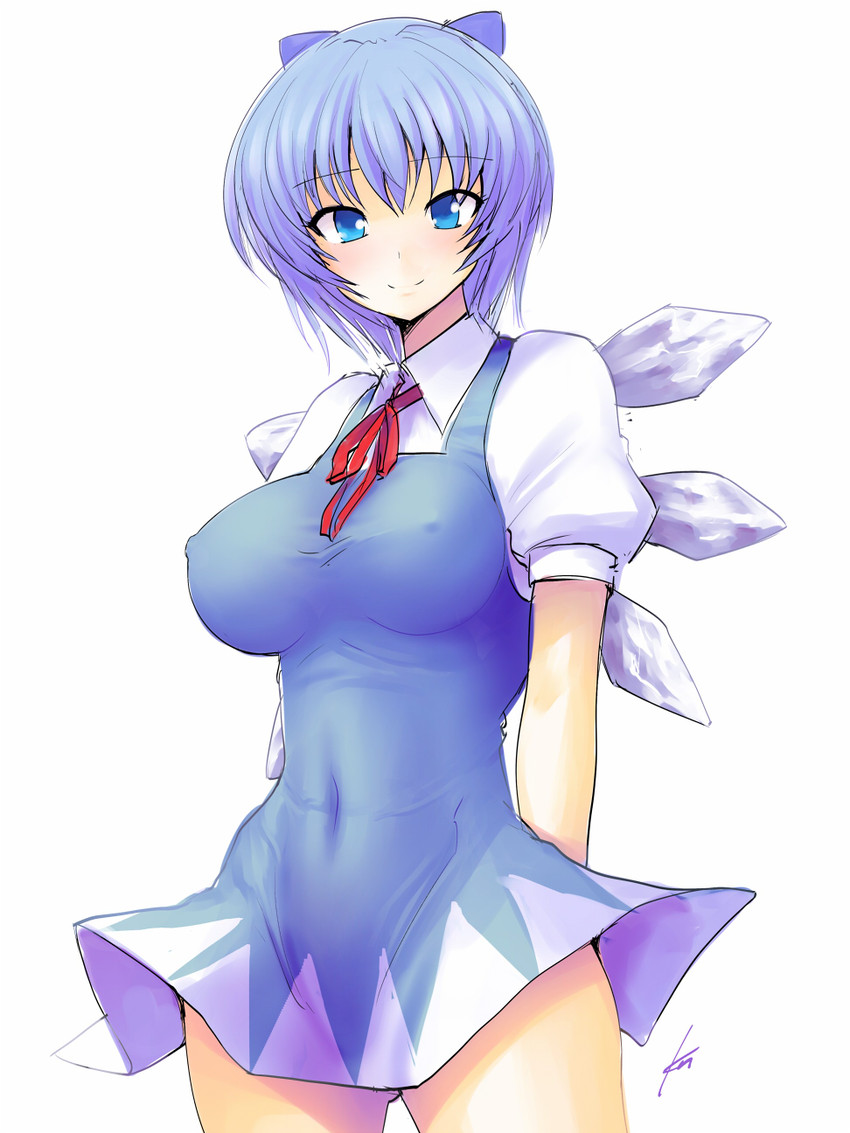 cirno (touhou) drawn by ebizome