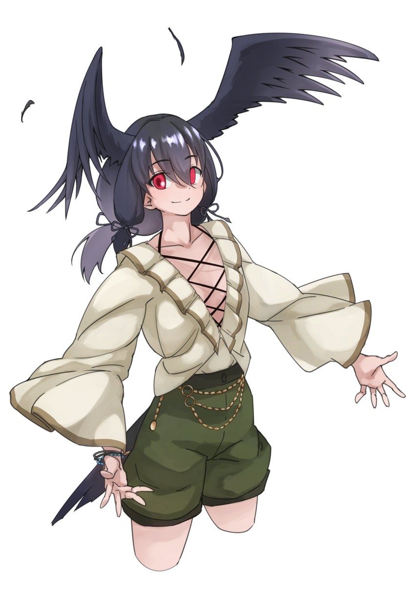 yatagarasu (kemono friends and 1 more) drawn by tanabe_(fueisei)