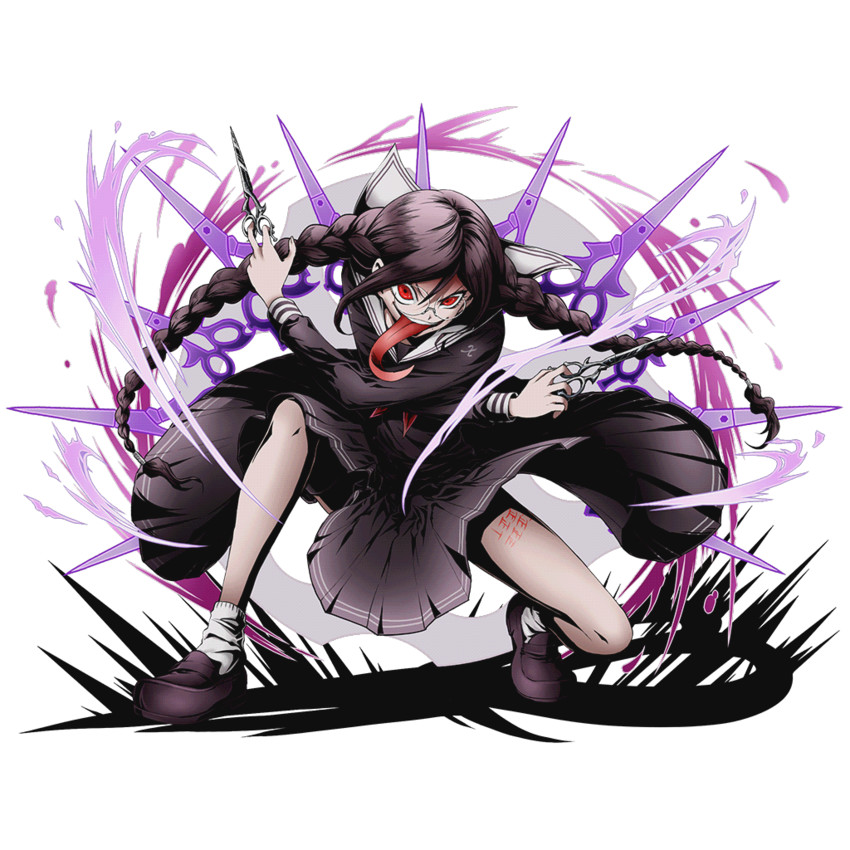 fukawa toko and genocider shou (danganronpa and 2 more) drawn by ucmm