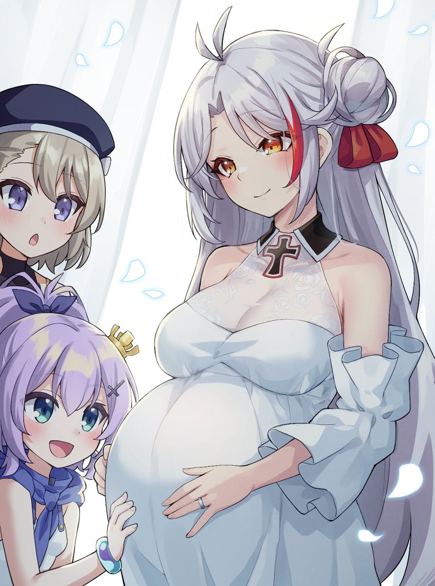 prinz eugen, javelin, and z23 (azur lane) drawn by ashisi