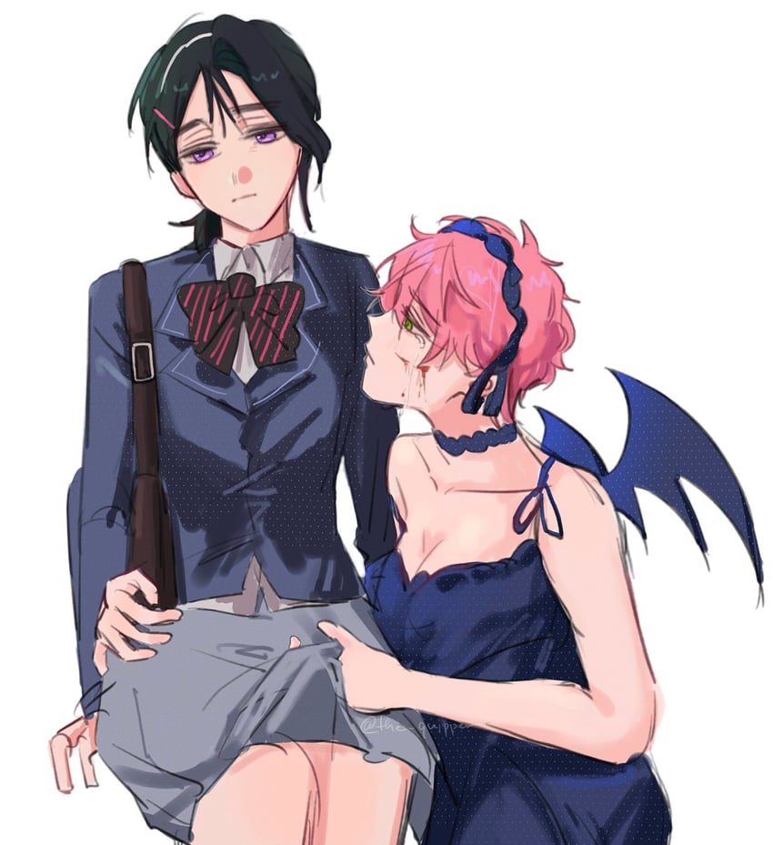sua and mizi (alien stage) drawn by the_quipper