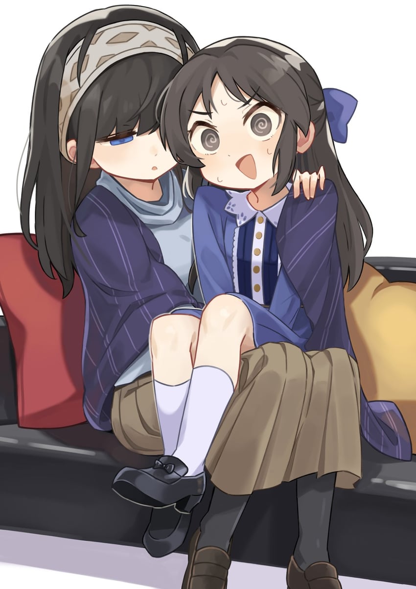 sagisawa fumika and tachibana arisu (idolmaster and 1 more) drawn by taru_haru