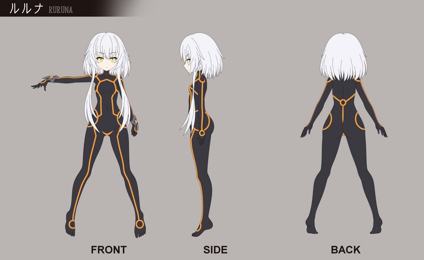 ruruna (original and 2 more) drawn by entenca