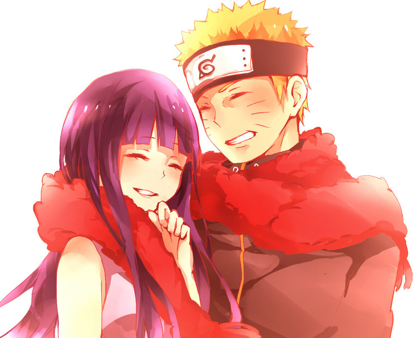 uzumaki naruto and hyuuga hinata (naruto and 1 more) drawn by ui+
