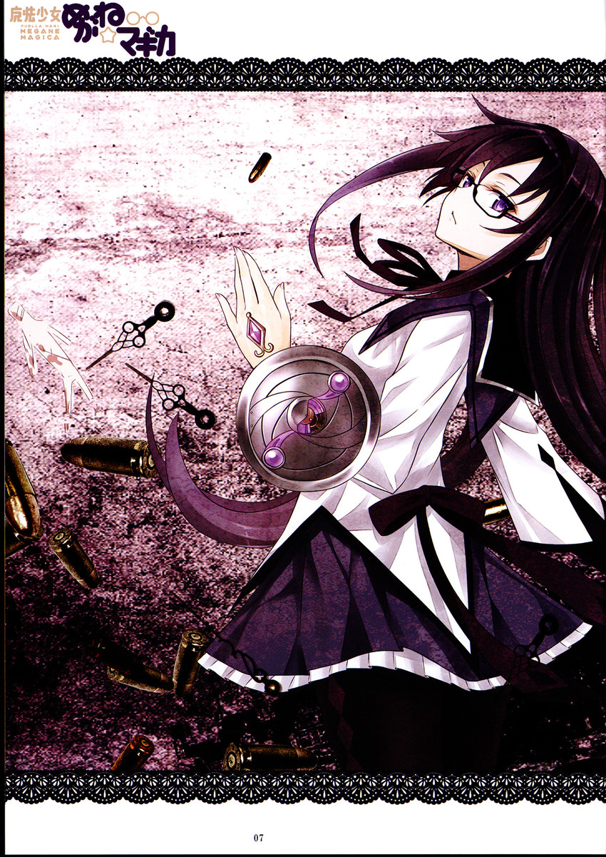 akemi homura (mahou shoujo madoka magica) drawn by nabeshima_tetsuhiro