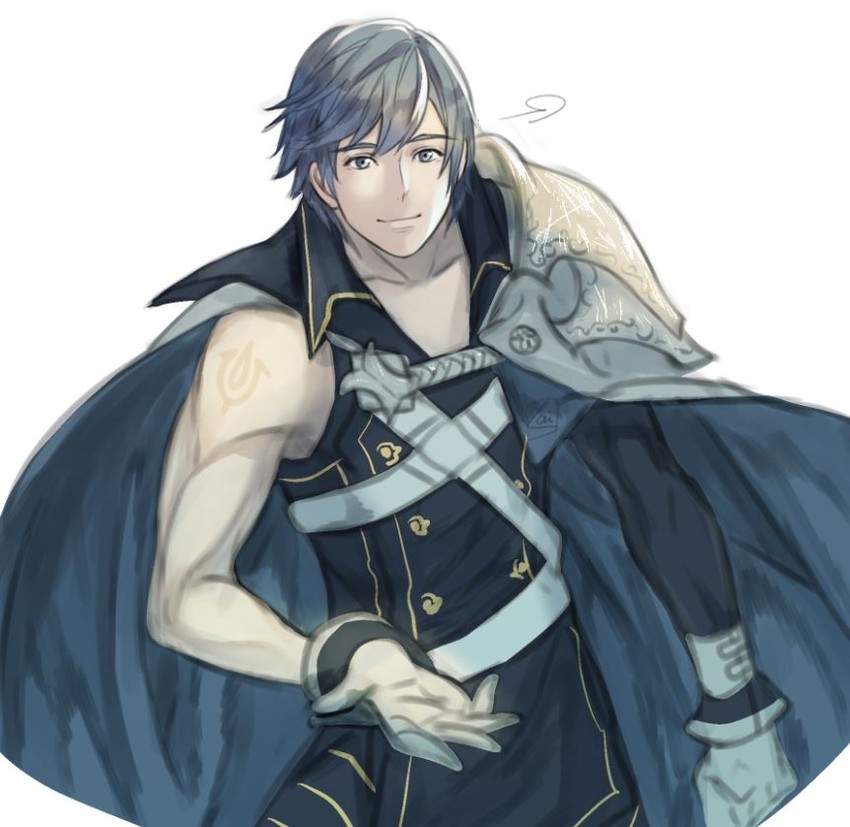 chrom (fire emblem and 1 more) drawn by krazehkai