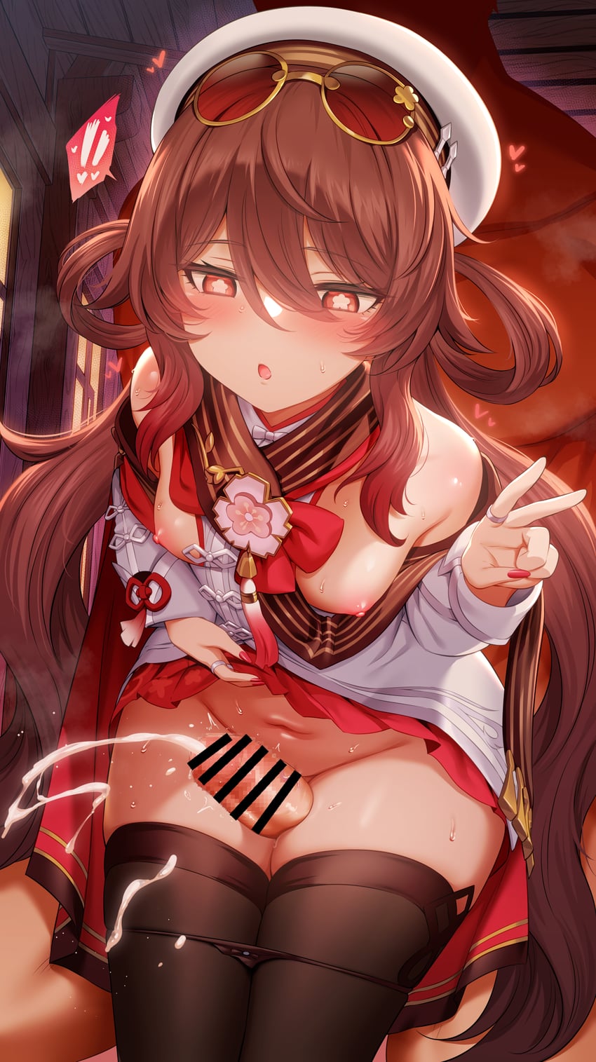 hu tao (genshin impact) drawn by m-da_s-tarou