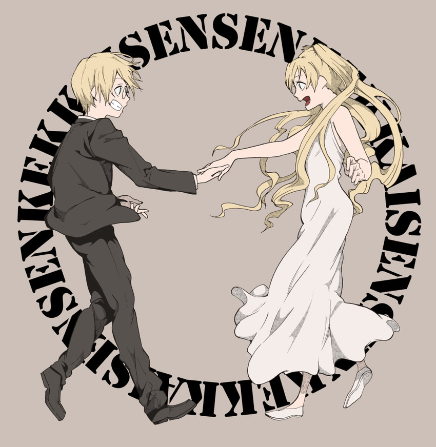 white and black (kekkai sensen) drawn by akino_(shonen_hanahuda)