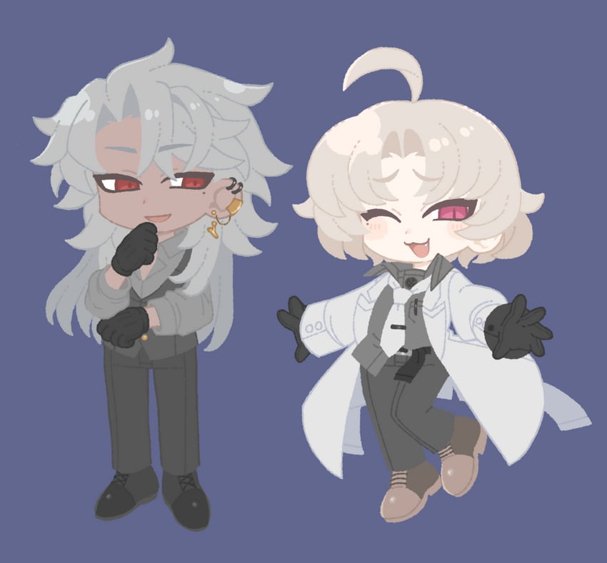 hanni meltzdor and stek (original) drawn by yagidon