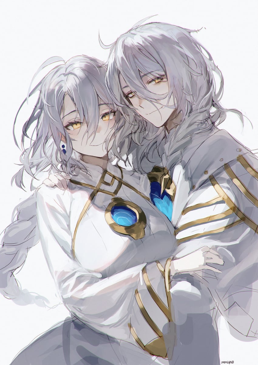 eos and lord eosphoros (girls' frontline and 1 more) drawn by mmlyno