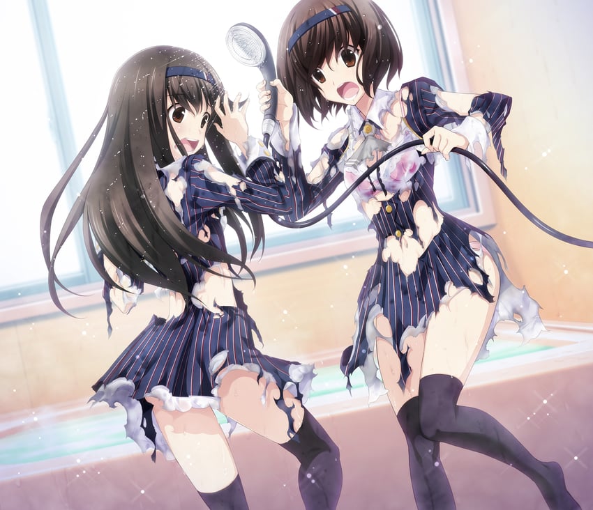 tachibana yui and tachibana yuuto (chaos;child and 1 more) drawn by sasaki_mutsumi