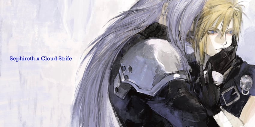 cloud strife and sephiroth (final fantasy and 2 more) drawn by xingle_lee