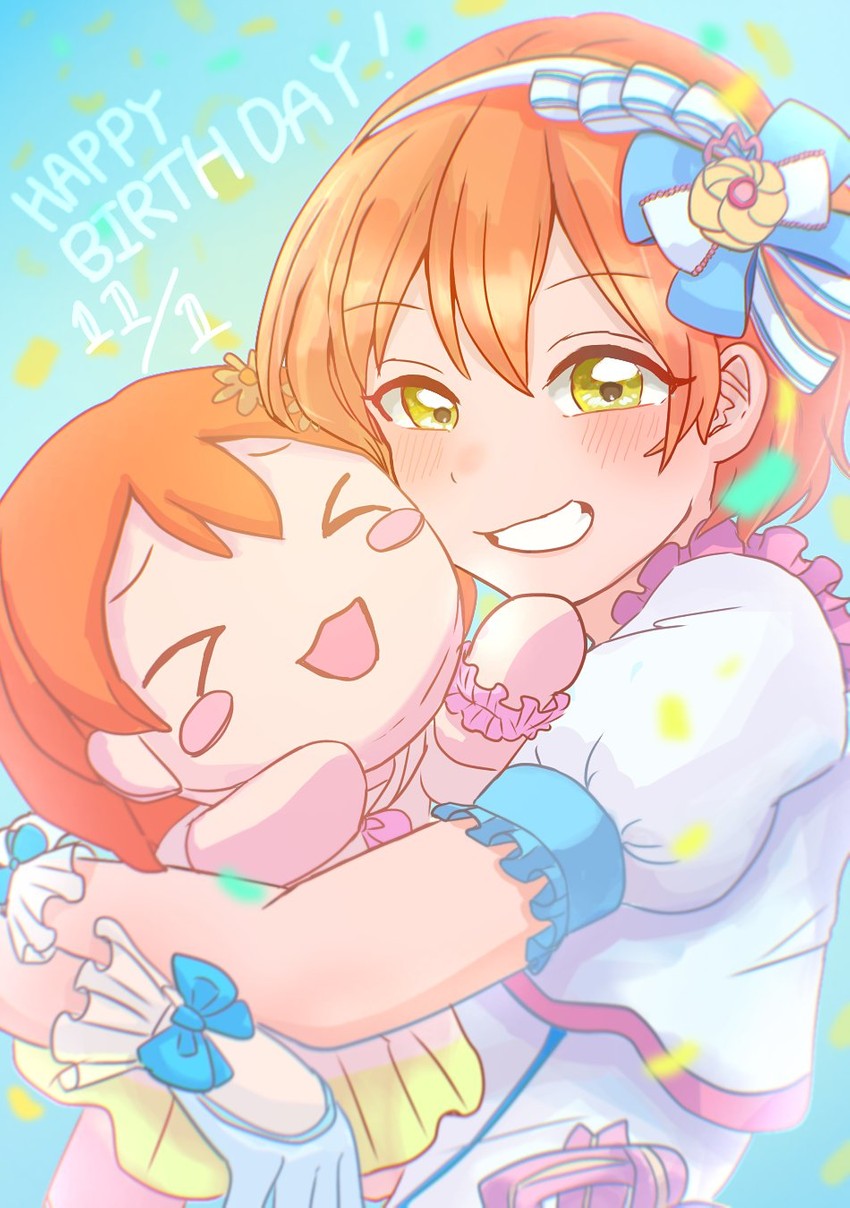 hoshizora rin (love live! and 1 more) drawn by kimutinomotoda