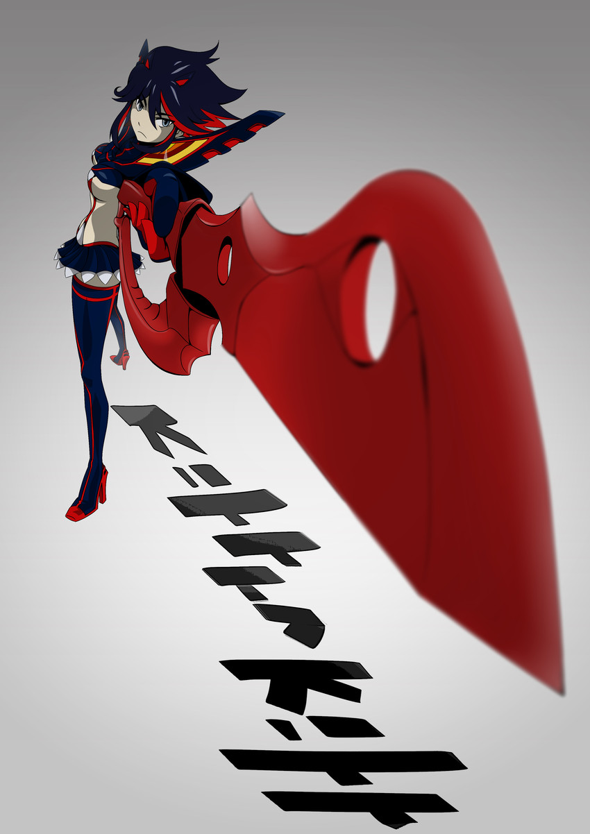 matoi ryuuko and senketsu (kill la kill) drawn by petermax891009
