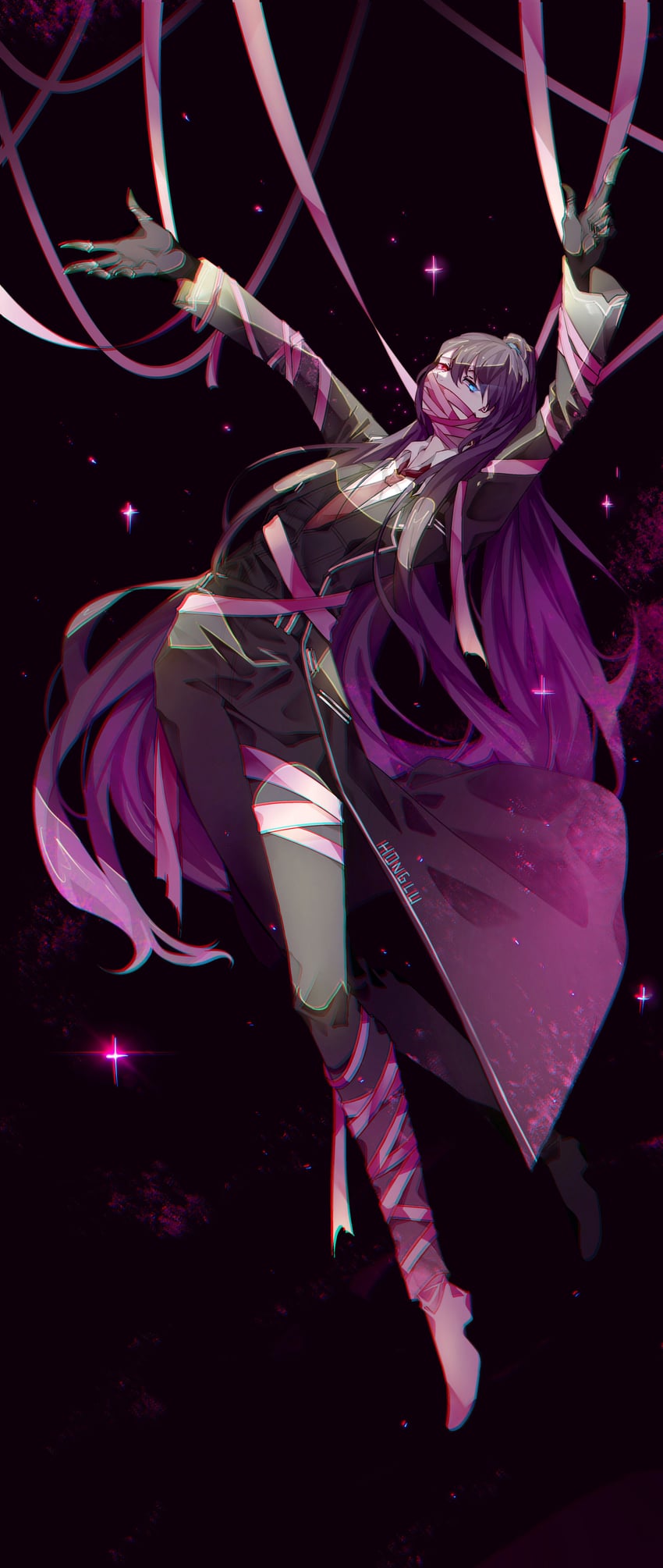 hong lu and pink shoes (project moon and 1 more) drawn by lawrece