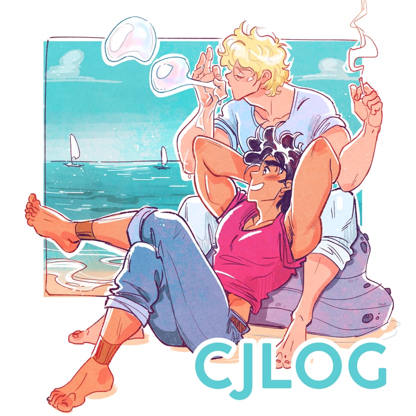 joseph joestar and caesar anthonio zeppeli (jojo no kimyou na bouken and 1 more) drawn by delichuu