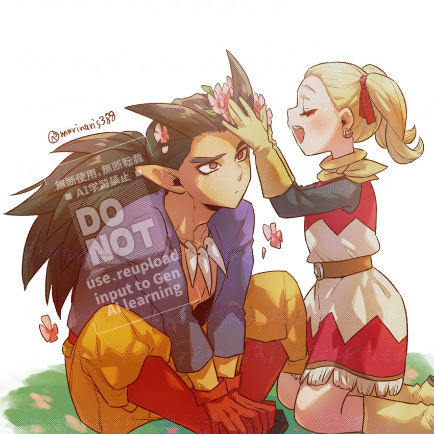 sidoh and female builder (dragon quest and 1 more) drawn by kasiwamoti11