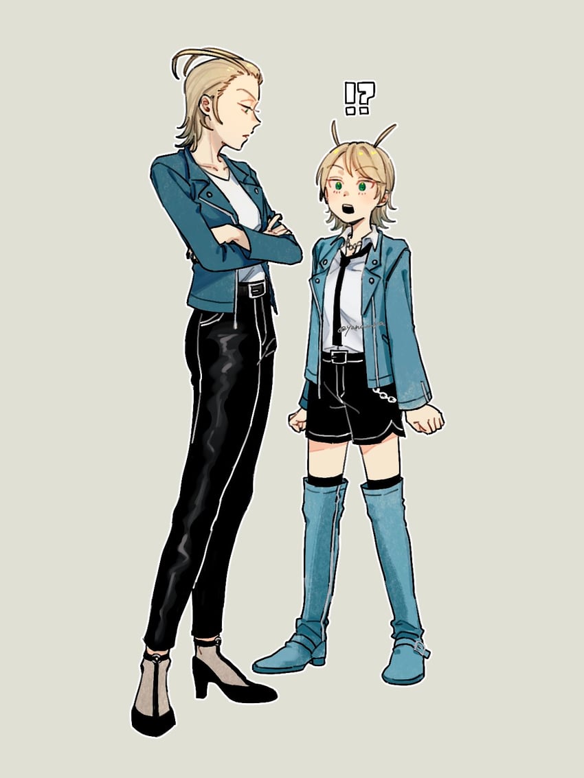 larxene and elrena (kingdom hearts and 1 more) drawn by yano_ya