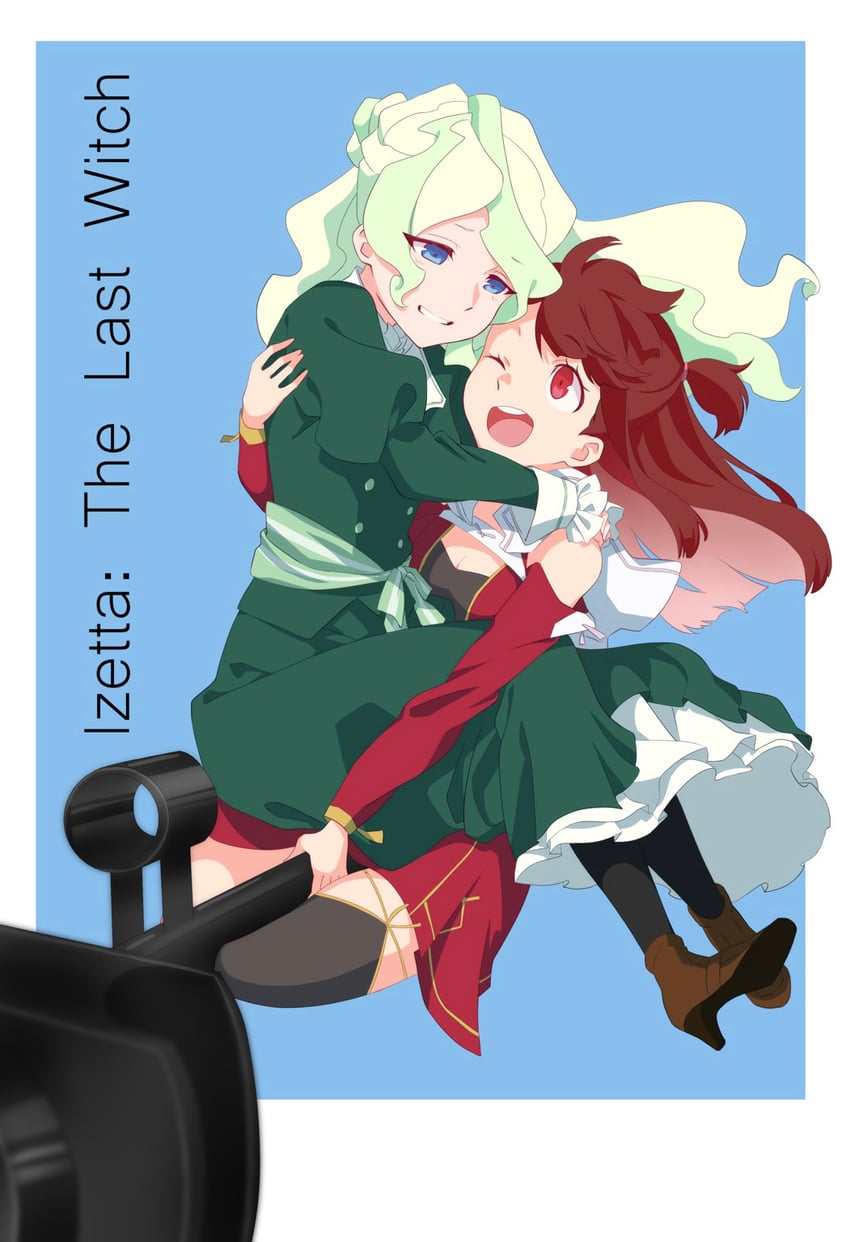 kagari atsuko, diana cavendish, izetta, and ortfine fredericka von eylstadt (little witch academia and 1 more) drawn by mochirou_(giri_choco_inverse)