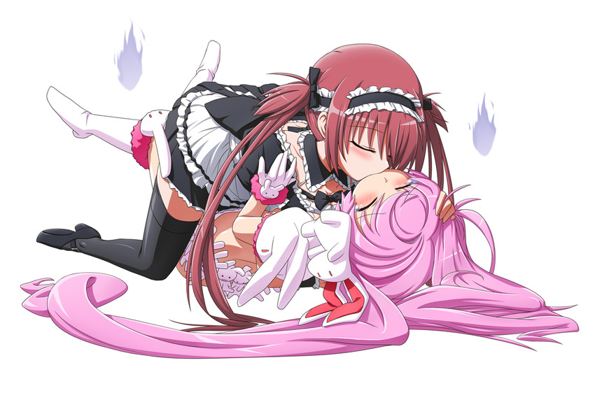 airi and luna (queen's blade and 2 more) drawn by shirosame
