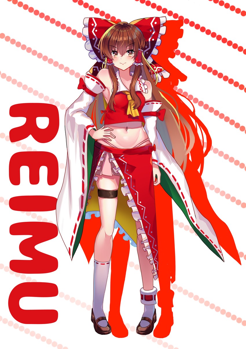 hakurei reimu (touhou) drawn by afueeriru