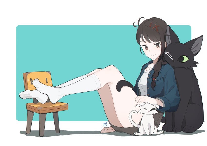 iwato suzume, daijin, and sadaijin (suzume no tojimari) drawn by lan_mao_akko