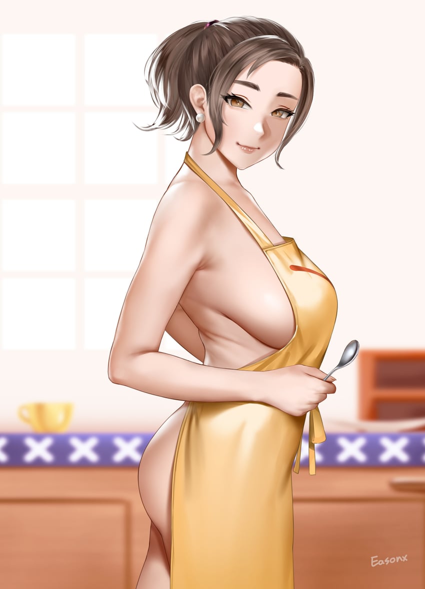 paldea mother (pokemon and 1 more) drawn by easonx