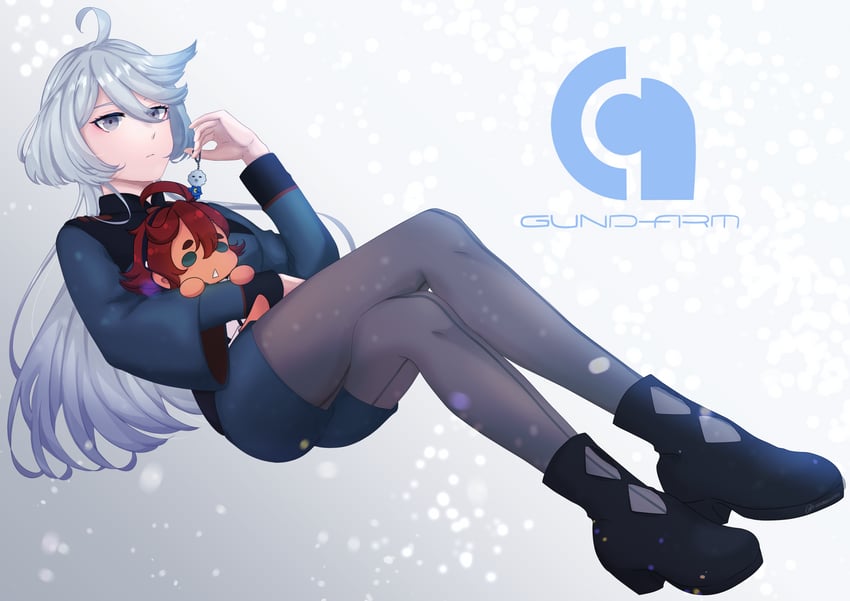 suletta mercury, miorine rembran, and cool (gundam and 1 more) drawn by ran_marou