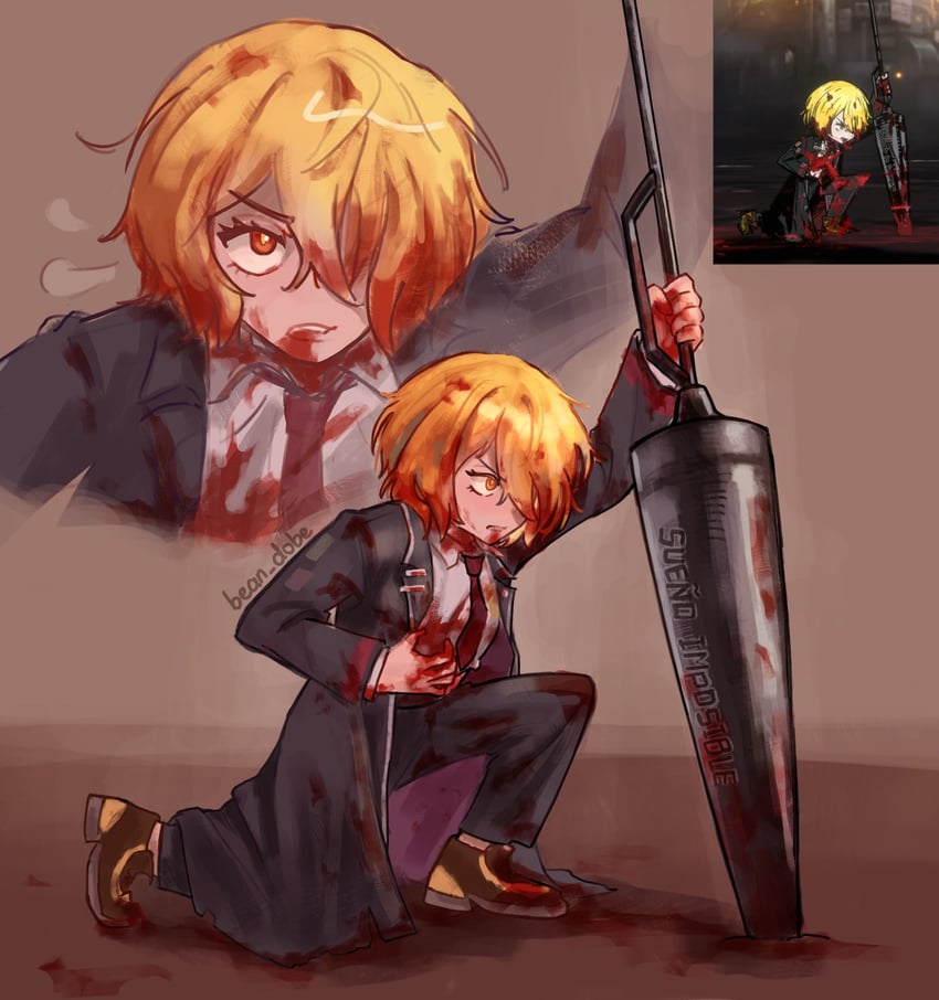 don quixote (project moon and 1 more) drawn by bean_dobe