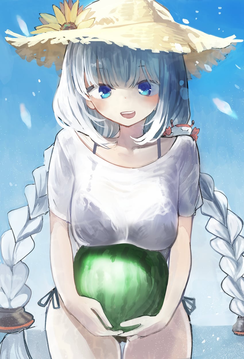 kizuna akari (vocaloid and 1 more) drawn by microa