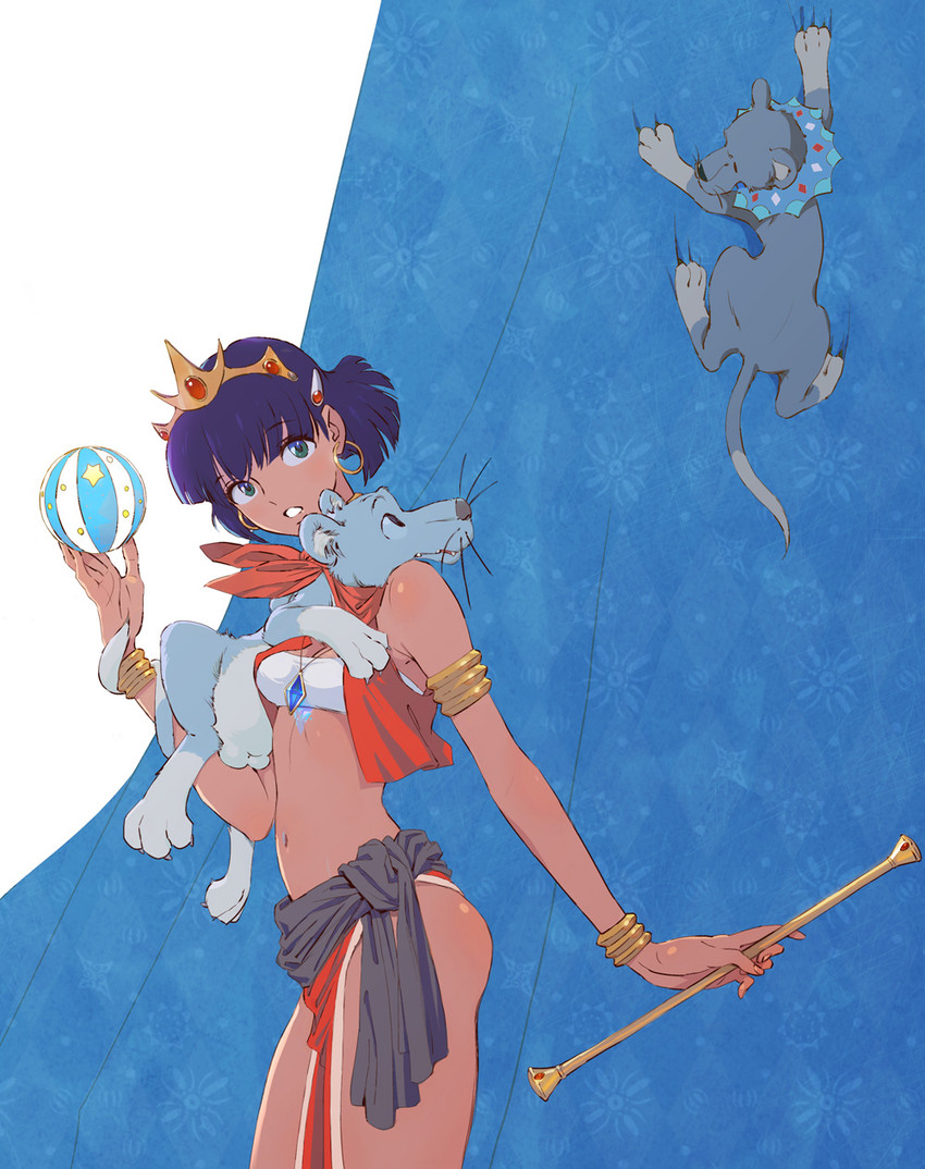 nadia la arwall and king (fushigi no umi no nadia) drawn by ammi