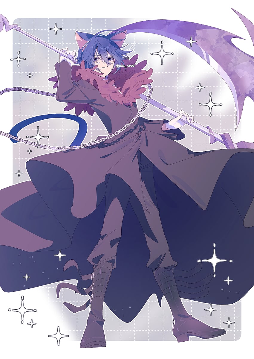 tsukiyomi ikuto and death rebel (shugo chara!) drawn by serizawa_serizane