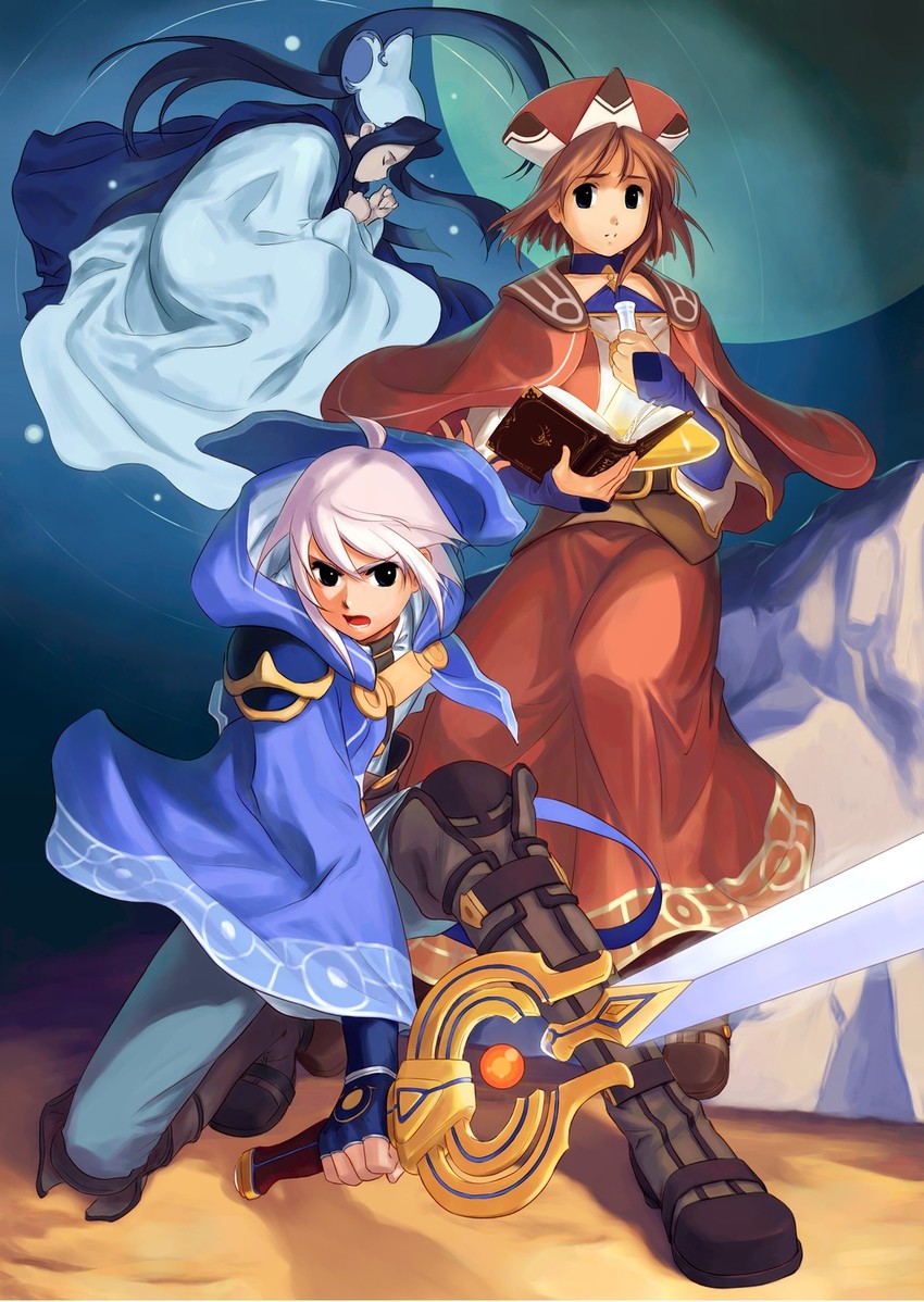 viese blanchimont, felt blanchimont, and iris blanchimont (atelier and 2 more) drawn by futaba_jun