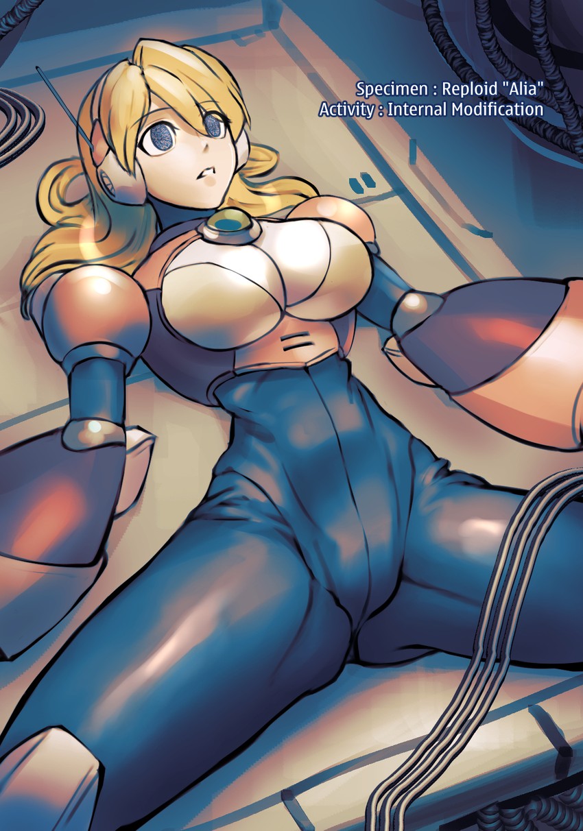 alia (mega man and 1 more) drawn by minster_(dooke)