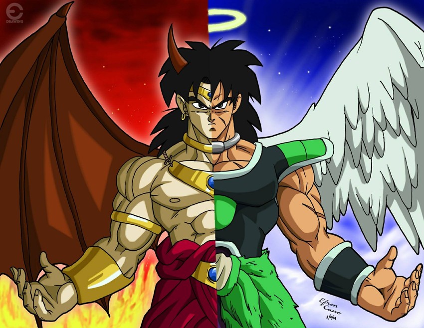 broly (dragon ball and 3 more) drawn by animefreak93867