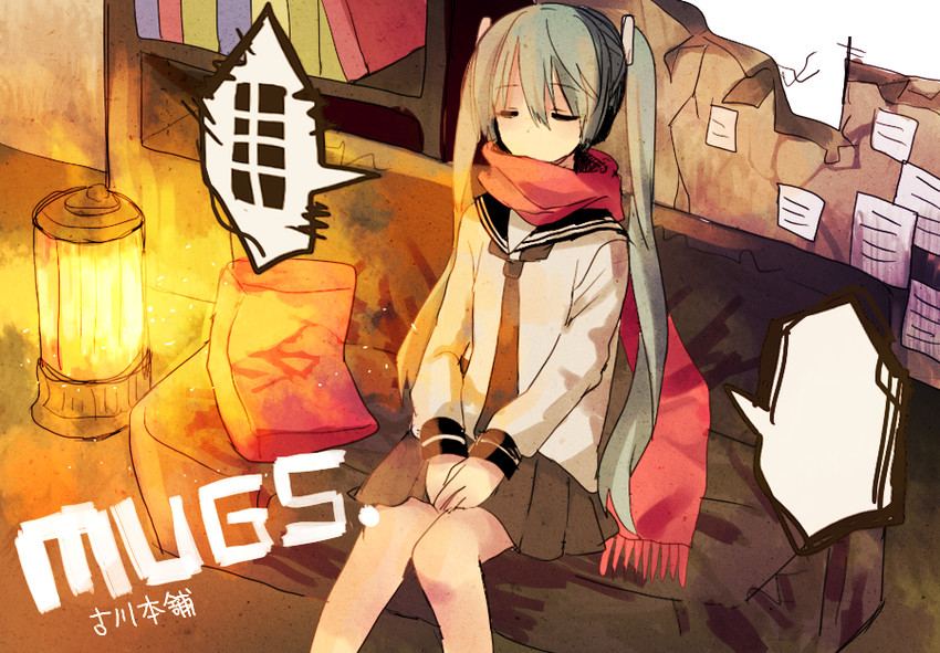 hatsune miku (vocaloid and 1 more) drawn by hakui