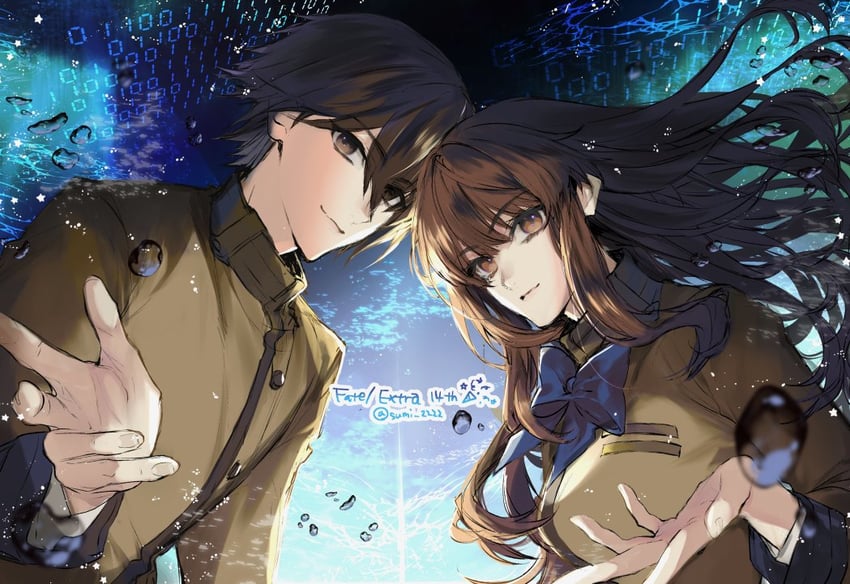 kishinami hakuno (fate and 1 more) drawn by sumi_2222