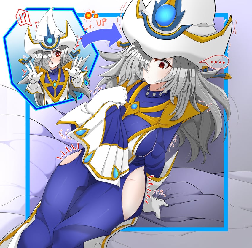silent magician and silent magician zero (yu-gi-oh!) drawn by wize_(adklahniehov6ib)