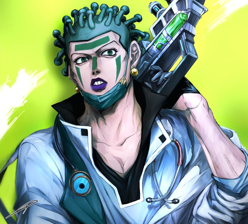 cioccolata (jojo no kimyou na bouken and 1 more) drawn by sano_(hospital_0434)