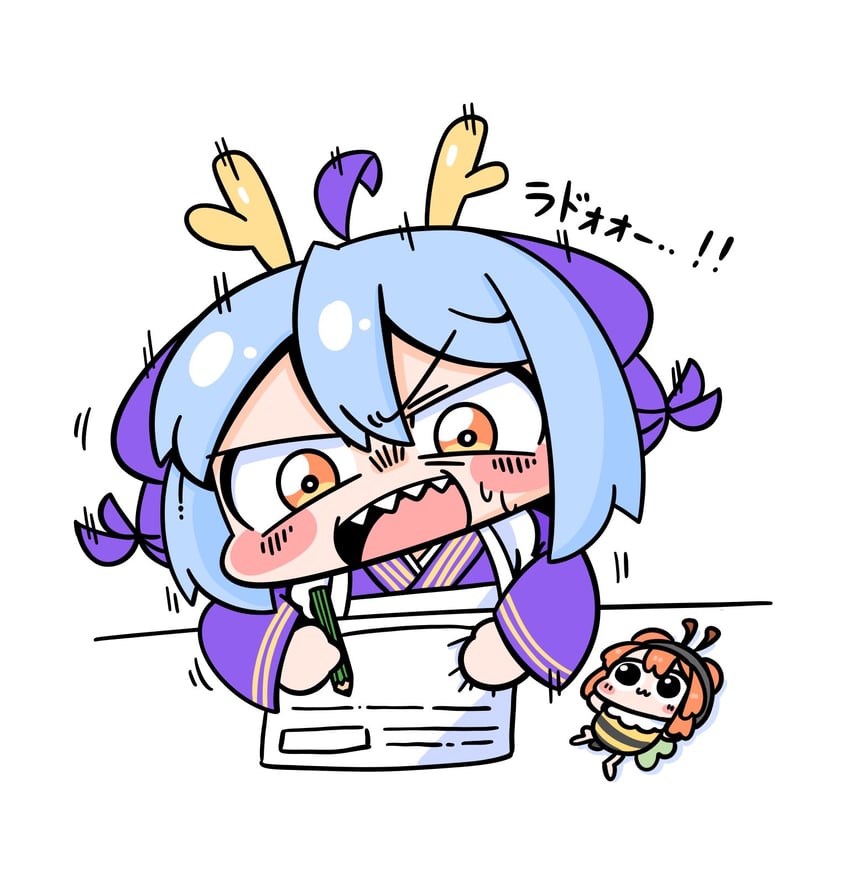 laundry dragonmaid and wannabee! (yu-gi-oh!) drawn by buraninn