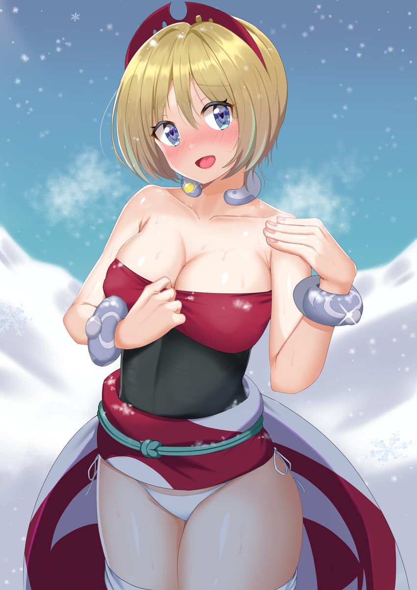 irida (pokemon and 1 more) drawn by ii_tea