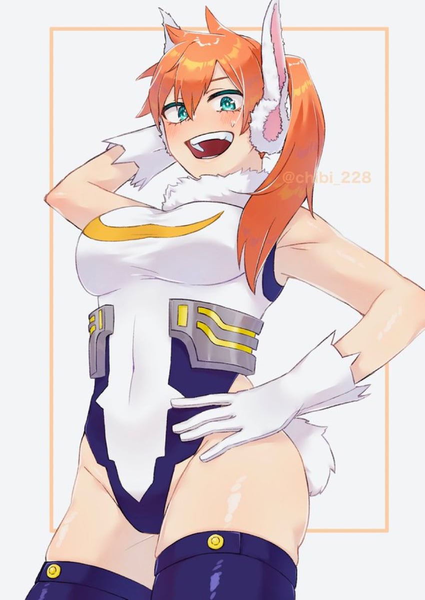 mirko and kendo itsuka (boku no hero academia) drawn by chibi_228
