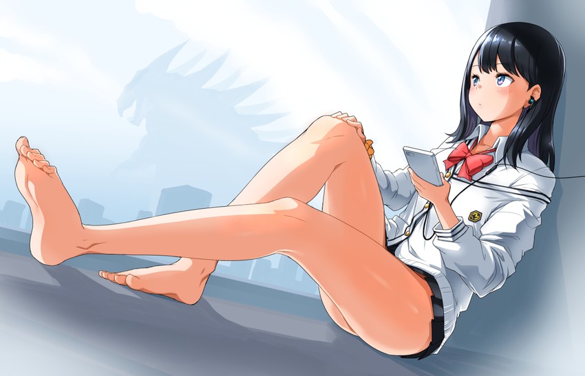 takarada rikka (gridman universe and 1 more) drawn by zaxwu